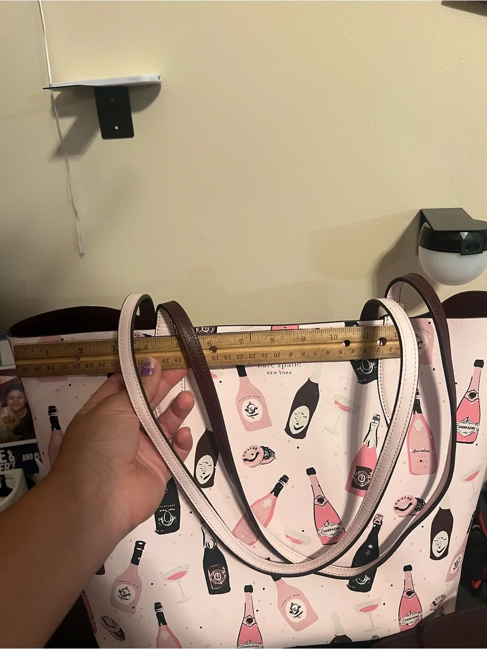 Kate Spade New York Arch Champagne Large Reversible Tote